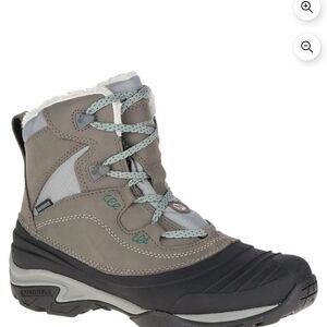 Merrell SnowBound Mid Waterproof Boots Womens Charcoal 7.5